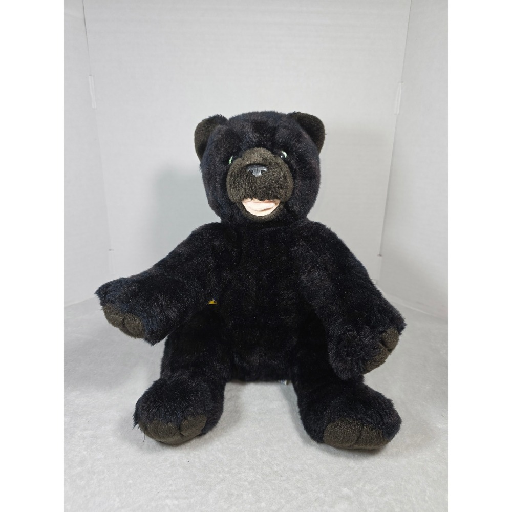 Build A Bear Black Jaguar St Louis Zoo Rare Plush Stuffed Animal Black Cat